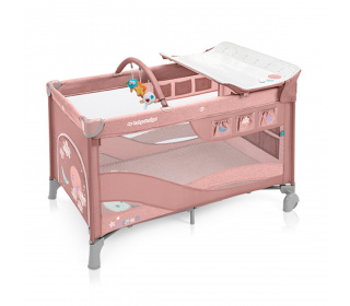 Łóżeczko turystyczne Baby Design Dream New Pink