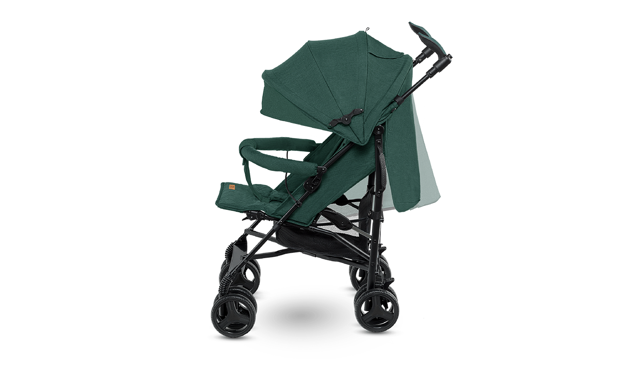 Praktyczna spacerówka typu “parasolka” — wózek Lionelo Irma Green Forest