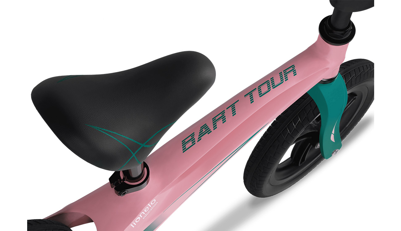 Rowerek biegowy magnezowy Lionelo Bart Tour Pink Bubblegum